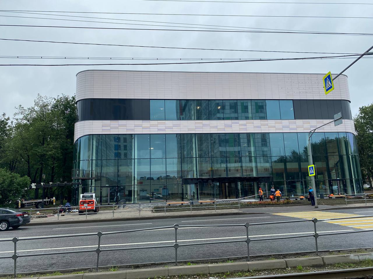 Строительство многофункционального центра Янтарь вступило в завершающую стадию!